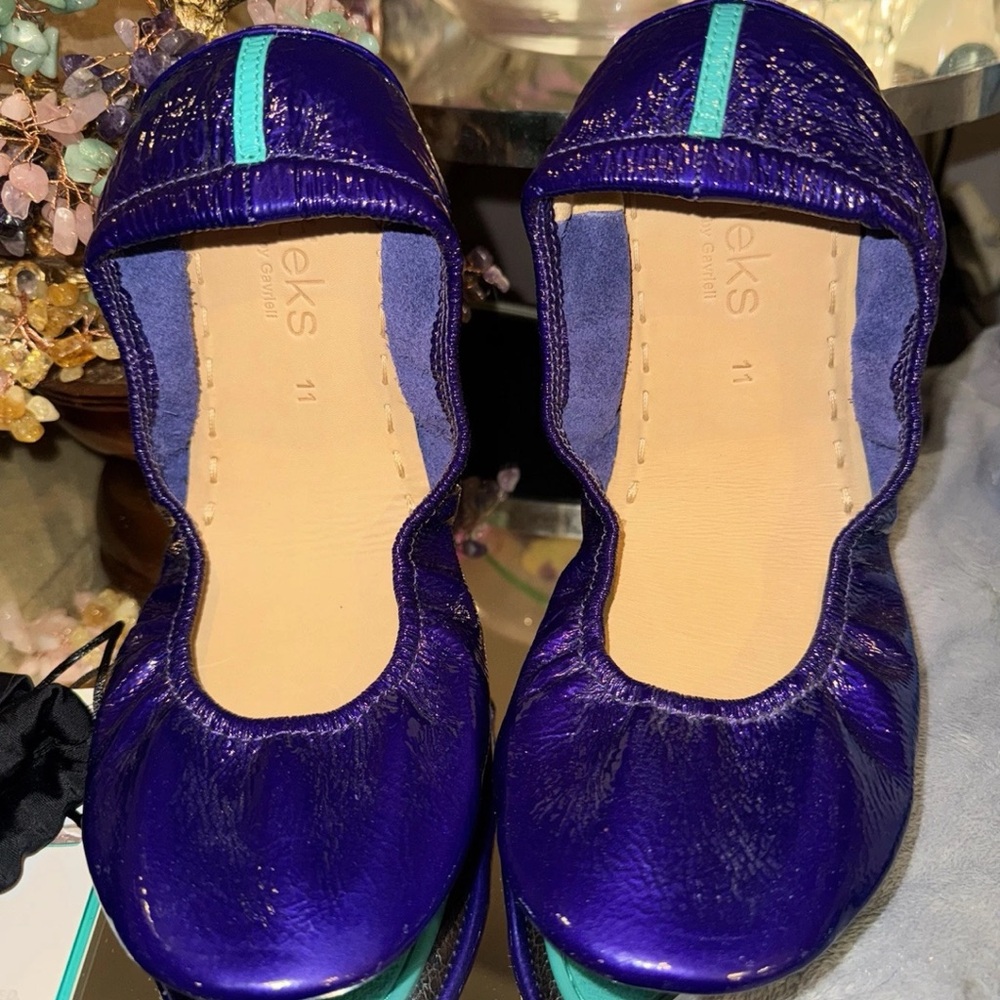Tieks PURPLE DIAMOND - TIEK LIMITED EDITION SOLD OUT- SIZE 11 BNIB! GORGEOUS!